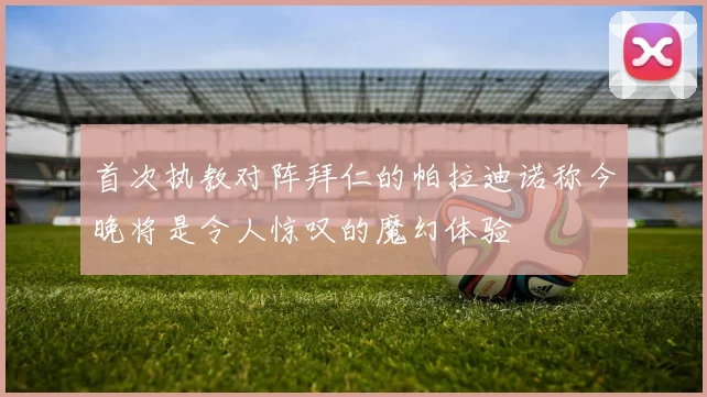 首次执教对阵拜仁的帕拉迪诺称今晚将是令人惊叹的魔幻体验