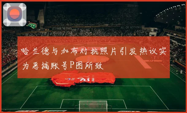 哈兰德与加布对抗照片引发热议实为恶搞账号P图所致