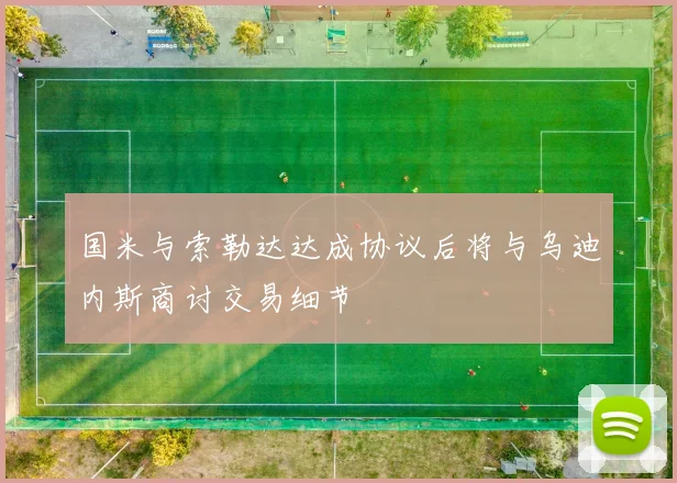 国米与索勒达达成协议后将与乌迪内斯商讨交易细节